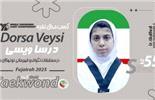درسا ویسی به مدال نقره جهان دست یافت
