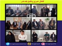 مسئولان پلدختر با دو خانواده شهيد معلم ديدار کردند