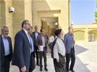 بازديد از محل افتتاحيه مسابقات المپياد ورزشي پرچم به ميزباني بيت امام خميني (ره) شهر خمين