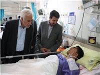عيادت و پيگيري استاندار همدان از روند درمان مجروحان حادثه تويسرکان
