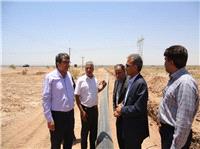 بازديد استاندار کرمان از عمليات اجرايي آبرساني به 7 روستاي رفسنجان
