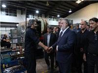 بازديد استاندار تهران از شرکت صنعت‌گستر خوارزمي در بافت صنعتي کمرد-جاجرود