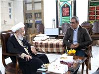 دیدار استاندار خراسان رضوی با آیت الله راشد یزدی در مشهد