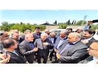 بازديد استاندار مازندران از پروژه تقاطع غيرهمسطح شهيد کشاورزيان بهشهر