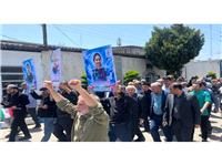 حضور استاندار مازندران در مراسم تشييع شهداي حادثه تروريستي تهران