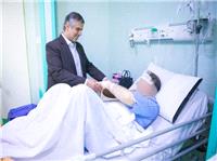 عيادت استاندار مرکزي از مجروحان جنايات رژيم صهيونيستي