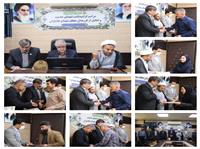 مراسم گراميداشت شهداي خدمت و تجليل از شهدا و جانبازان در توزيع برق کرمانشاه برگذار شد.