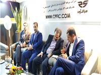 بازديد مديرعامل شرکت صبا فولاد خليج فارس از هفدهمين نمايشگاه صنعت مالي