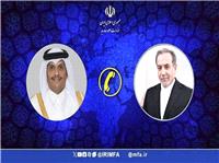 تماس وزیر امور خارجه ایران با نخست وزیر و وزیر خارجه قطر