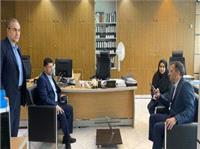 بازديد معاون بين الملل بانک توسعه صادرات ايران از شعبه بلوار کشاورز