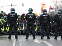 Protest action delays start of German far-right AfD rally in Saxony