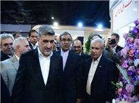بازديد استاندار خراسان رضوي و رئيس سازمان بورس از غرفه بانک ملي ايران در نمايشگاه اينوکس مشهد