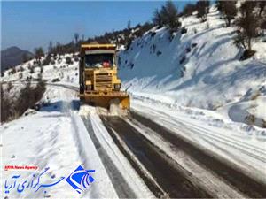 بارش خفيف برف در ارتفاعات گلستان/ يخ زدگي سطح جاده‌هاي کوهستاني