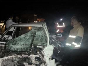 يک فوتي و دو مصدوم بر اثر برخورد کاميون و پرايد در کرمانشاه