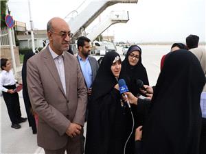 معاون رئيس‌جمهور در امور زنان و خانواده وارد کرمانشاه شد