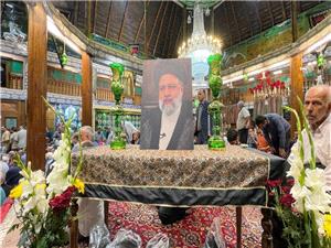 نخستين سالگرد شهادت حضرت آيت الله رئيسي و شهداي خدمت در تکيه نياوران برگزار شد
