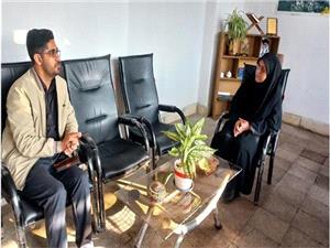 ديدار مسوول کانون فرهنگي و هنري شهيد آويني و مسوول بسيج مداحان شهرستان سواد کوه شمالي با رئيس اداره فرهنگ وارشاد اسلامي شهرستان