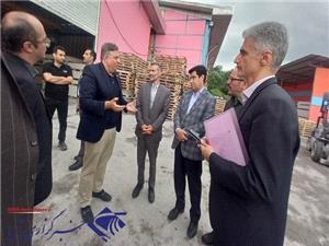 بازديد بازرس کل گلستان از واحدهاي شهرک‌هاي صنعتي بندرگز