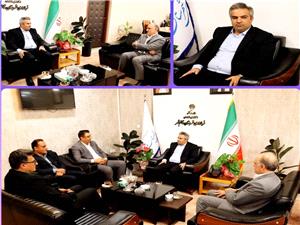 ديدار سرپرست بانک توسعه تعاون استان مازندران با فرماندار شهرستان قائم شهر