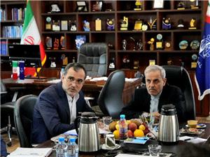 بازديد سفيرجمهوري اسلامي ايران درترکمنستان ازبندراميرآباد