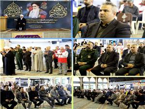 حضور فرماندار قائم‌شهر در مراسم سالروز ارتحال حضرت امام خميني (ره) و قيام خونين 15 خرداد