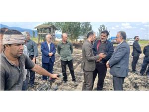 آتش‌سوزي در مزارع گندم گلوگاه، جلسه فوري جهاد کشاورزي براي بررسي خسارات