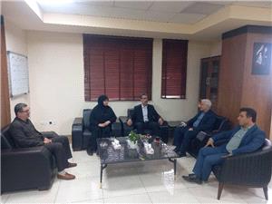 نشست مديرکل ورزش و جوانان با مديرکل ثبت اسناد و املاک مازندران
