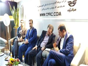 بازديد مديرعامل شرکت صبا فولاد خليج فارس از هفدهمين نمايشگاه صنعت مالي