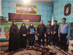 ابلاغ مسئولیت سرکارخانم الهه جاودانی در ستاد توسعه و بازسازی عتبات عالیات شهرستان بویراحمد