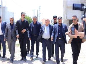 استاندار مازندران از پروژه خانه فوتبال مازندران بازديد کرد