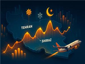 قیمت بلیط تهران شیراز در ایام خاص سال چقدر تغییر می کند؟ بررسی با داده های واقعی