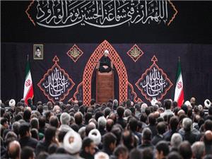 برگزاری مراسم عزاداری شب هشتم محرم در حسینیه امام خمینی(ره)