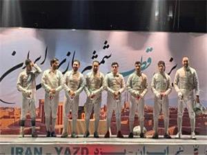 رقابت‌های قهرمانی کشور شمشیربازی سابر/ پاکدامن قهرمان کشور شد