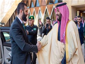 دیدار الجولانی با بن‌سلمان در ریاض