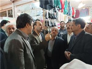 بازديد معاون عمراني وزير کشور از بازار تاريخي سراب