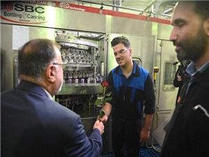 بازديد استاندار گلستان از کارخانه زمزم