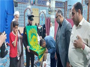 حضور خدام آستان قدس رضوي در شهرستان حميديه