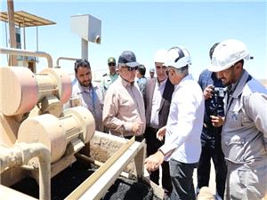 بازديد استاندار خراسان جنوبي از معدن طلاي هيرد در شهرستان خوسف