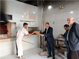 گزارش بازديد فرماندار شهرستان ازنا از نانوايي‌ها