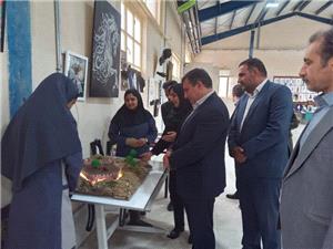 نمايشگاه دستاوردهاي هنري دبيرستان دخترانه بهسود