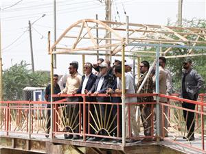 استاندار خوزستان از روند احداث جاده ساحلي شادگان بازديد کرد