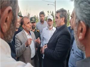 حضور محمدجواد کوليوند استاندار سمنان در روستاي صيدآباد