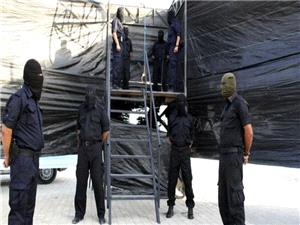 اعدام 5 جاسوس اسرائيل در غزه