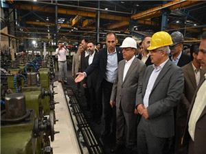 بازديد استاندار گلستان از واحدهاي توليدي شهرک صنعتي آق‌قلا