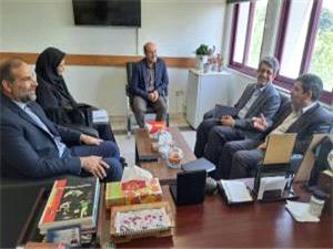 نشست شهرام عظيمي با مديرکل هماهنگي عمراني و خدمات روستايي سازمان شهرداريها و دهياري هاي کشور