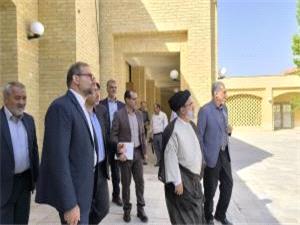 بازديد از محل افتتاحيه مسابقات المپياد ورزشي پرچم به ميزباني بيت امام خميني (ره) شهر خمين