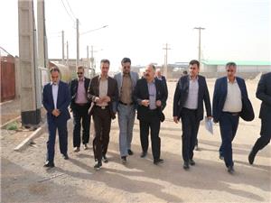 بازديد معاون استاندار از اراضي معوض طرح توسعه فرودگاه يزد