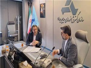 ديدار استاندار ايلام با معاون وزير صمت و رئيس هيات‌عامل ايدرو