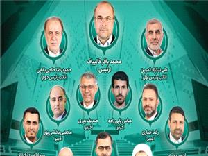 ترکیب هیأت رئیسه مجلس در اجلاسیه دوم مجلس دوازدهم