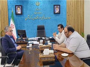 ديدار مديران مؤسسه فرهنگ و هنر با معاون استاندار يزد براي نمايشگاه گردشگري